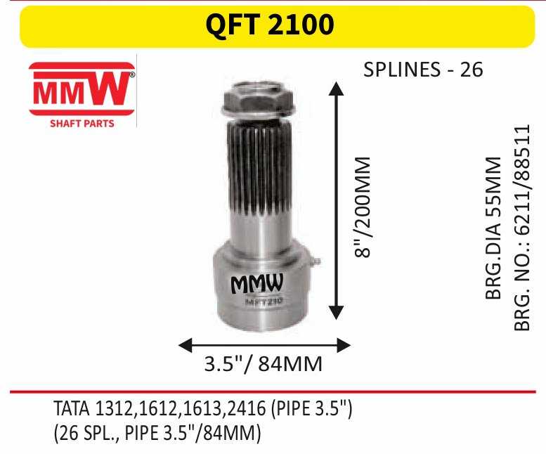 QFT 2100 Front Teeth