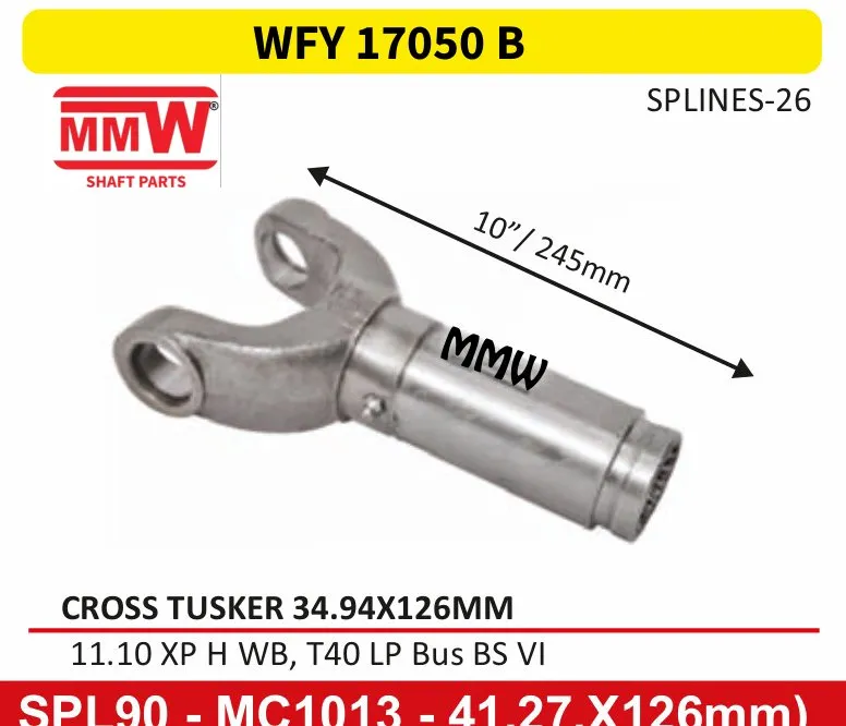 WFY 17050 B Sleeve Yoke