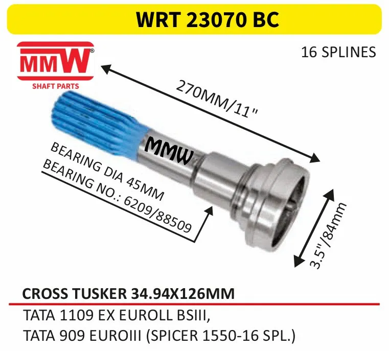 WRT 23070 BC Rear Teeth