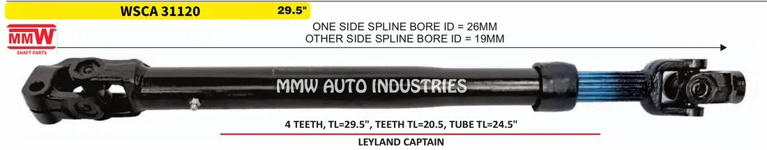WSCA 31120 Steering Column Rod for LEYLANDCAPTAIN MMW Auto Industries
