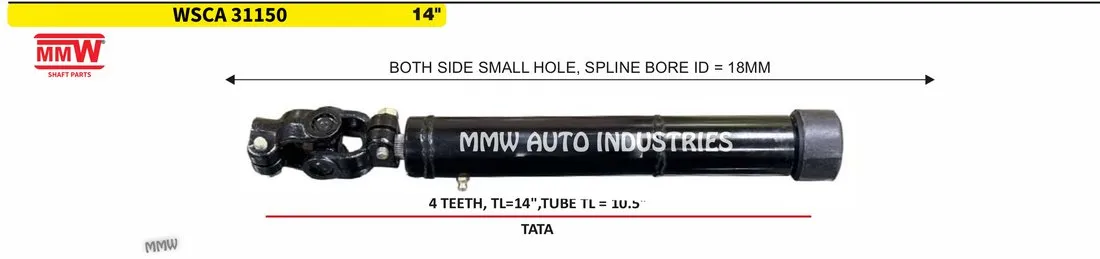 WSCA 31150 Steering Column Rod for TATA MMW Auto Industries