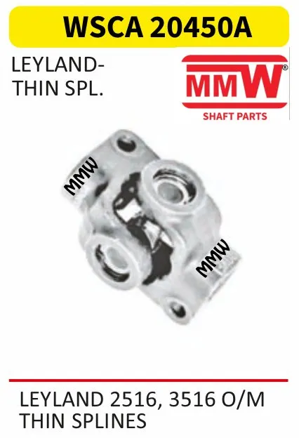 WSCA 20450A Steering Joint Cross for LEYLAND-, LEYLAND 2516, 3516 O/M MMW Auto Industries