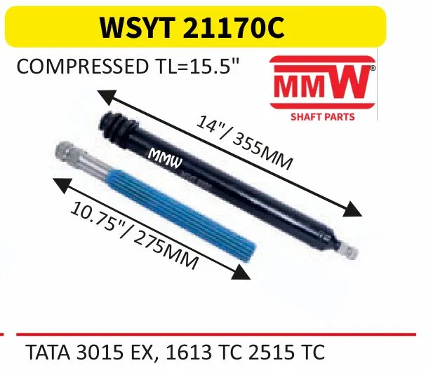 WSYT 21170C Steering Yoke & Teeth length 14"/355 MM for TATA 3015 EX, 1613 TC 2515 TC MMW Auto Industries