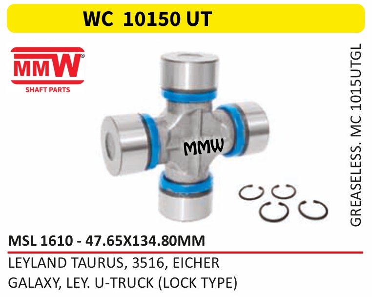 WC 10150 UT UJ Cross