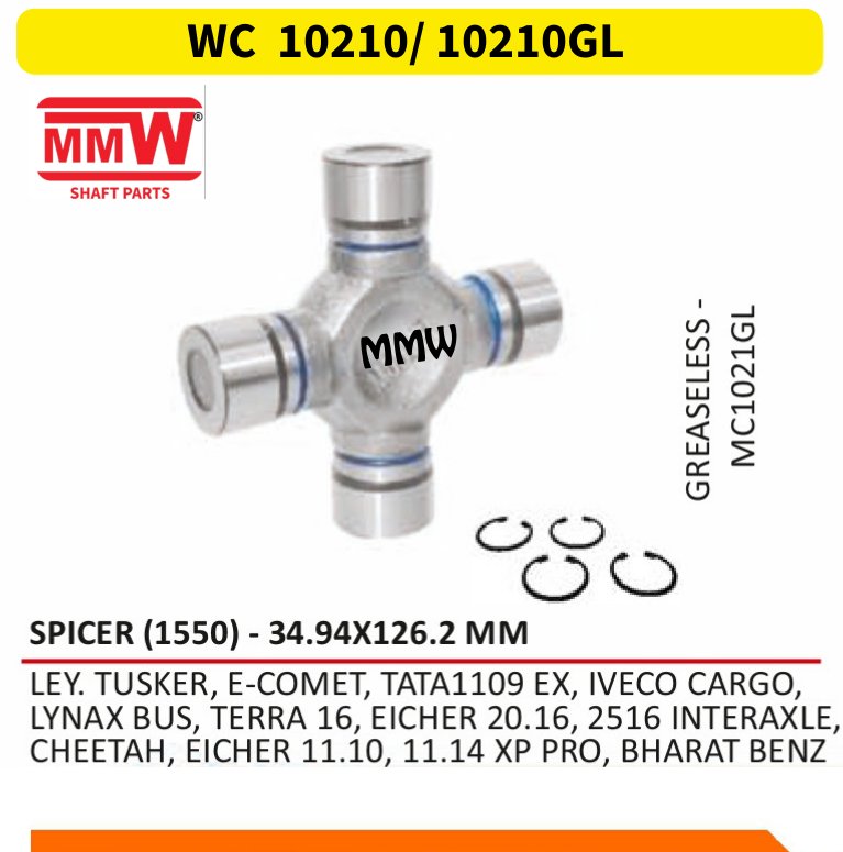 WC 10210/ 10210GL UJ Cross