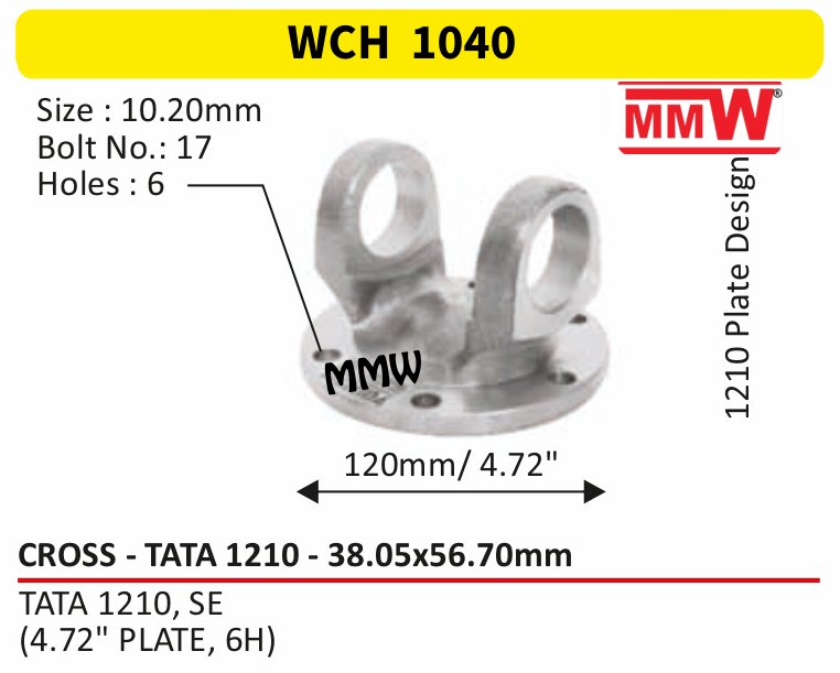 Cross Holder (Flange Yoke) parts by MMW Auto Industries