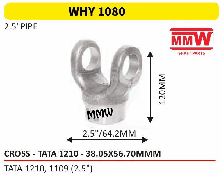 Stub Ball / Half Yoke End parts by MMW Auto Industries