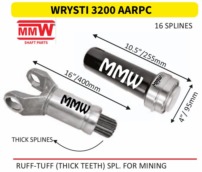 WRYSTI 3200 AARPC Long Fork & Sleeve Bottle Set