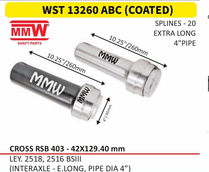 WST 13260 ABC (COATED)