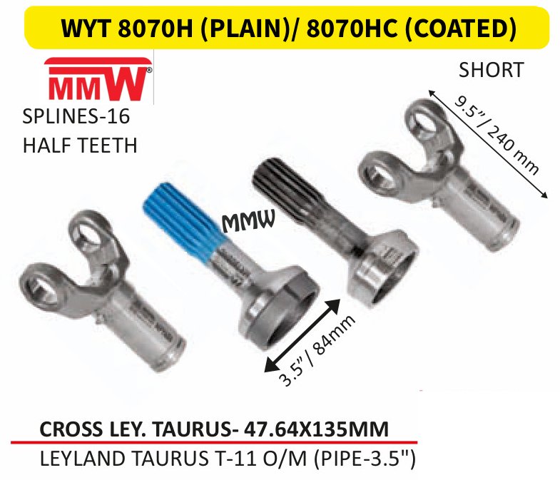 WYT 8070H (PLAIN)/ 8070HC (COATED)