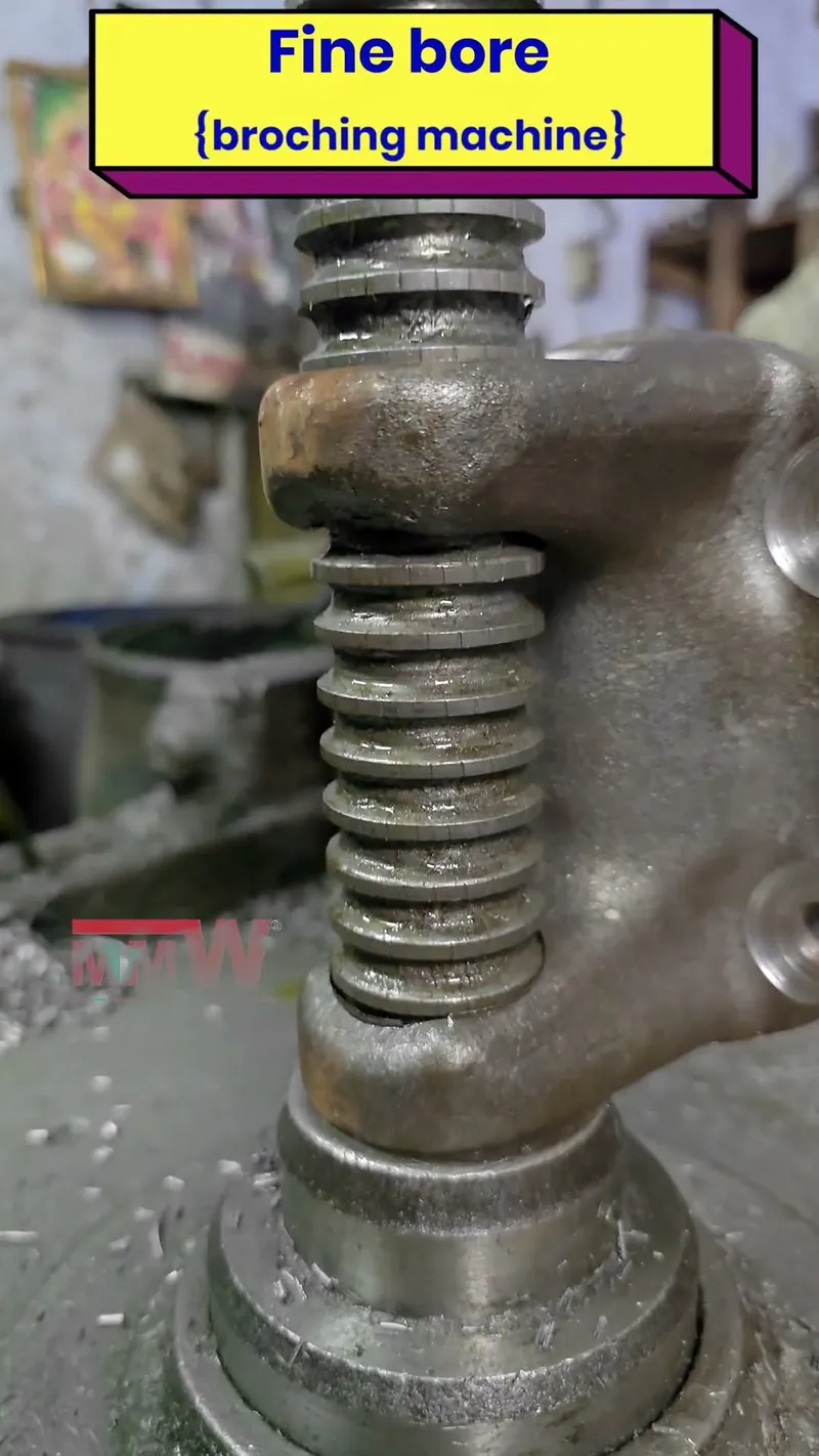 Broaching at the MMW Auto Industries factory, Bawana, Delhi
