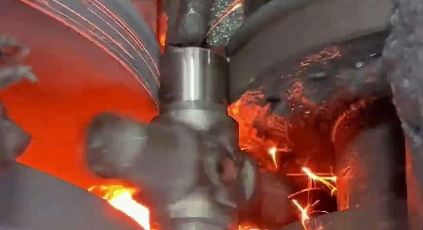 Grinding a Tata 1210 UJ cross at the MMW Auto Industries factory, Delhi