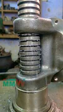 Taurus cross holder getting a fine bore - MMW Auto Industries Instagram reel